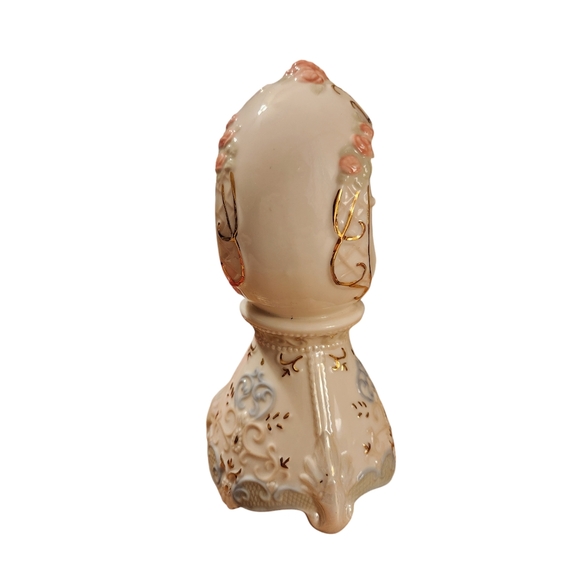 Vtg Schmid Porcelain Egg Music Box - Picture 5 of 9